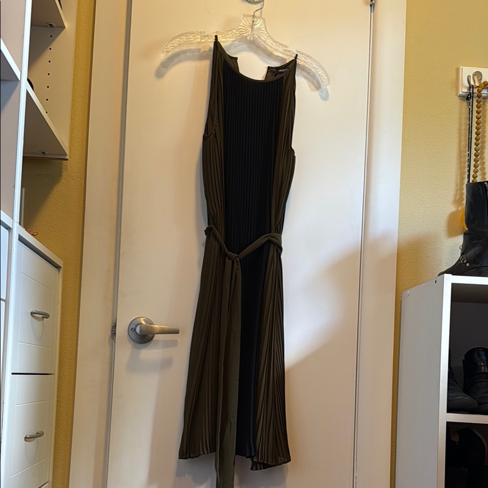 Madewell Olive High Low Dress